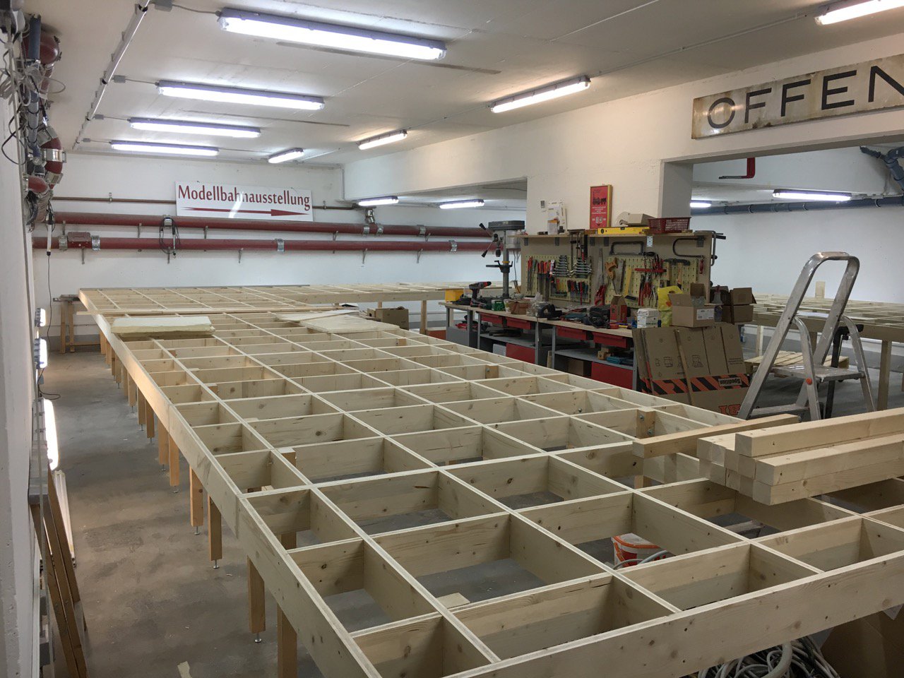 Bilder Anlage Mühlheim - Rahmenbau