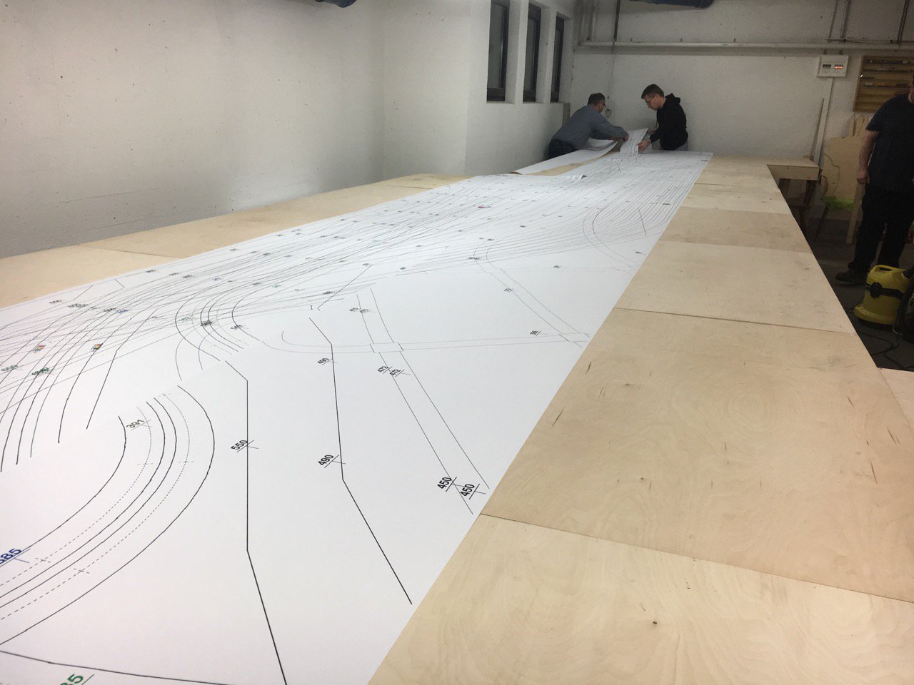 Bilder Anlage Mühlheim - Spantenbau