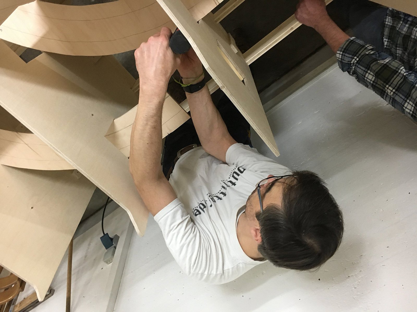Bilder Anlage Mühlheim - Spantenbau