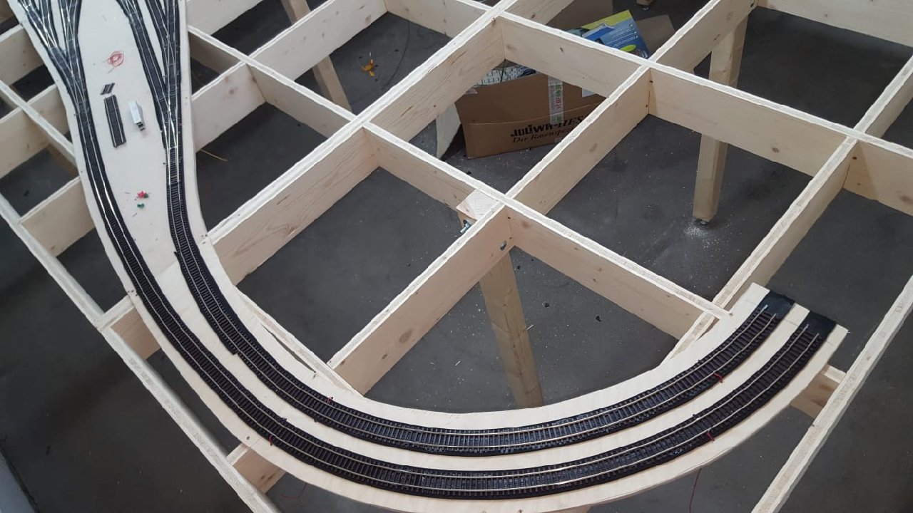 Bilder Anlage Mühlheim - Gleisbau
