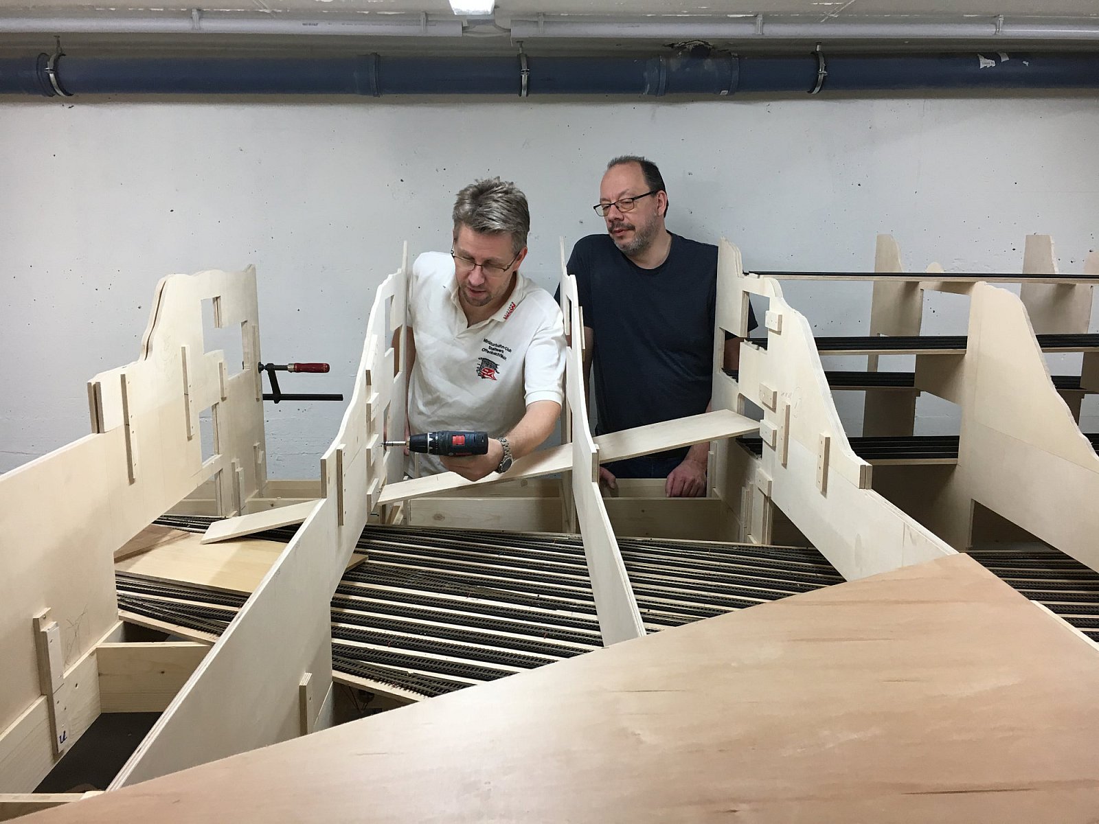 Bilder Anlage Mühlheim - Gleisbau