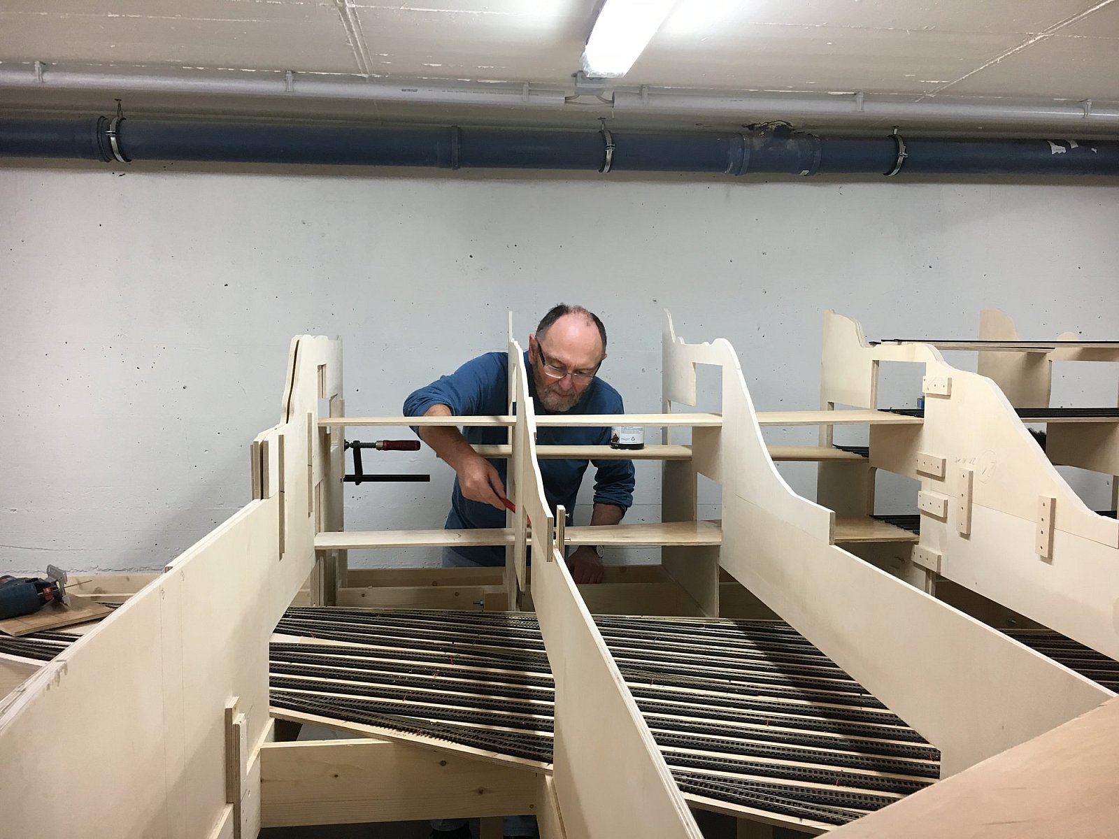 Bilder Anlage Mühlheim - Gleisbau