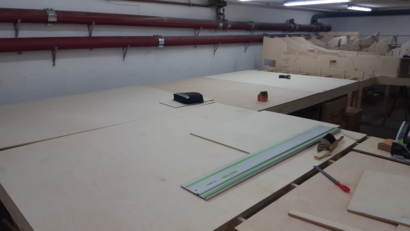 Bilder Anlage Mühlheim - Gleisbau