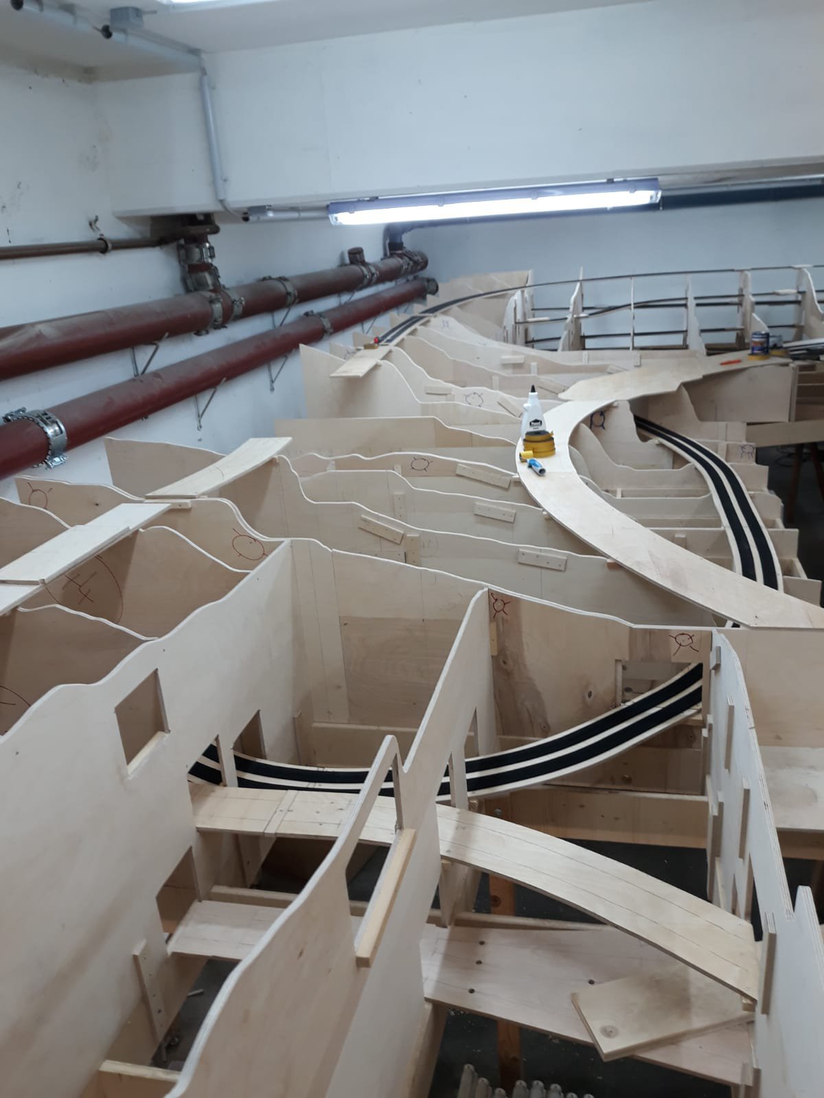 Bilder Anlage Mühlheim - Gleisbau